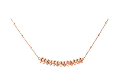 [Vicky]CLASH PINK GOLD NECKLACE