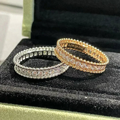 [Vicky]PERLEE DIAMOND ROSE GOLD RING