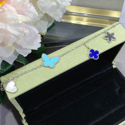[Vicky]LUCKY SPRING SILBERARMBAND 4 MOTIV