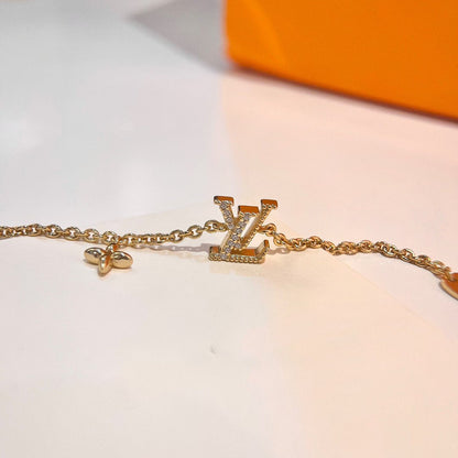 [Vicky]LOGO STAR MOTIF GOLD BRACELET