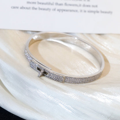 [Vicky]KELLY BRACELET DIAMOND PAVED