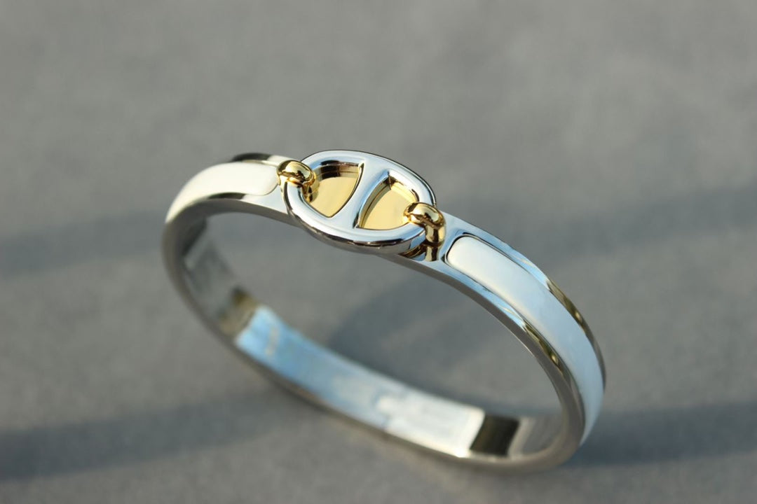 [Vicky]CLIC CHAINE SILVER BRACELET