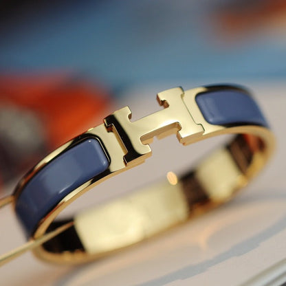 [Vicky]H BRACELET 12MM BLUE GRAY