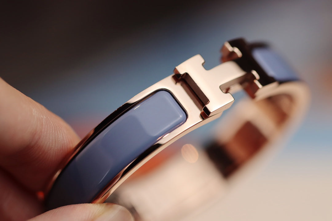 [Vicky]H BRACELET 12MM BLUE GRAY