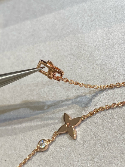 [Vicky]STAR DIAMOND PINK GOLD BRACELET