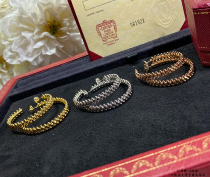 [Vicky]CLASH LARGE HOOP EARRINGS