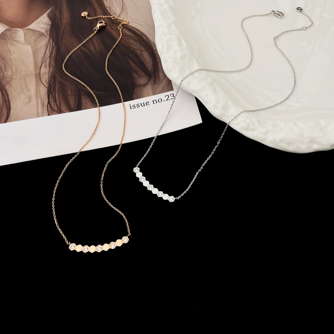 [Vicky]BEE MY LOVE DIAMOND NECKLACE