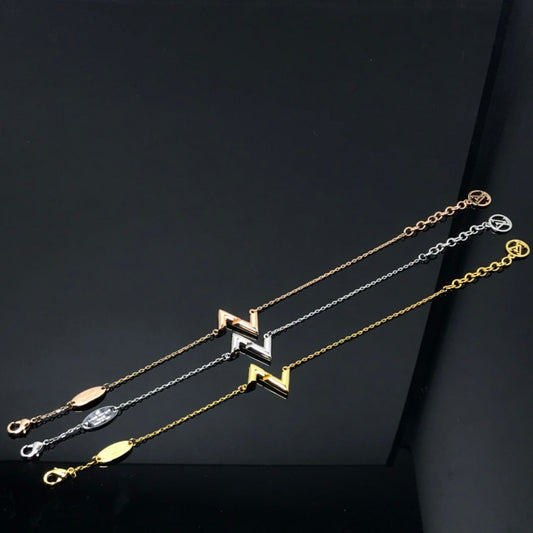 [Vicky]VOLT LV LOGO BRACELET