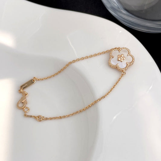 [Vicky]LUCKY SPRING ROSE GOLD MOP BRACELET
