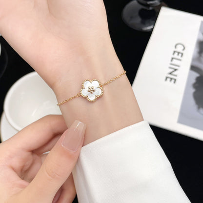 [Vicky]LUCKY SPRING ROSE GOLD MOP BRACELET