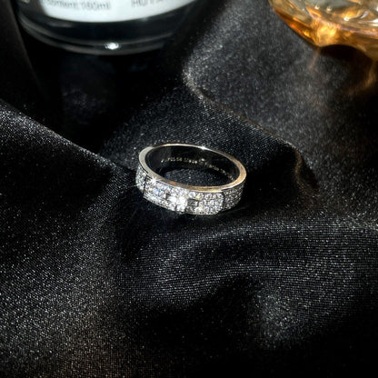 [Vicky]KELLY SILVER DIAMOND RING