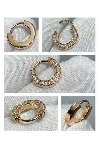 [Vicky]LOVE DIAMOND EARRINGS