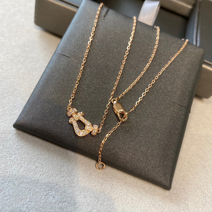 [Vicky]FORCE 10 DIAMOND PINK GOLD NECKLACE MINI MODEL