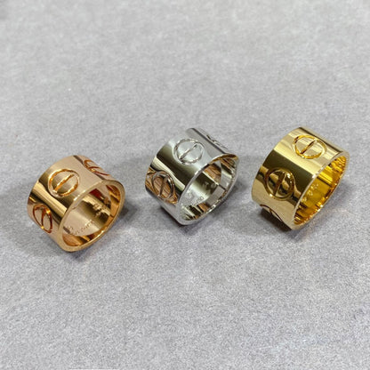 [Vicky]LOVE 11MM LARGE RING