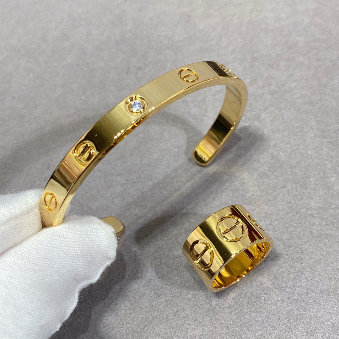 [Vicky]LOVE 11MM LARGE RING