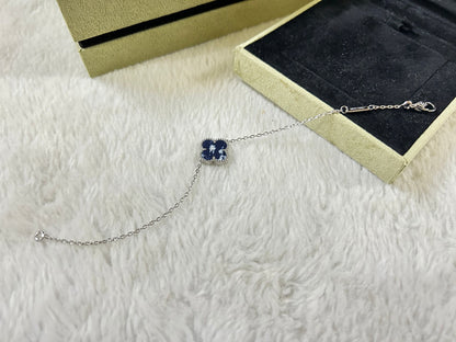 [Vicky]CLOVER 1 MOTIF PIETERSITE BRACELET