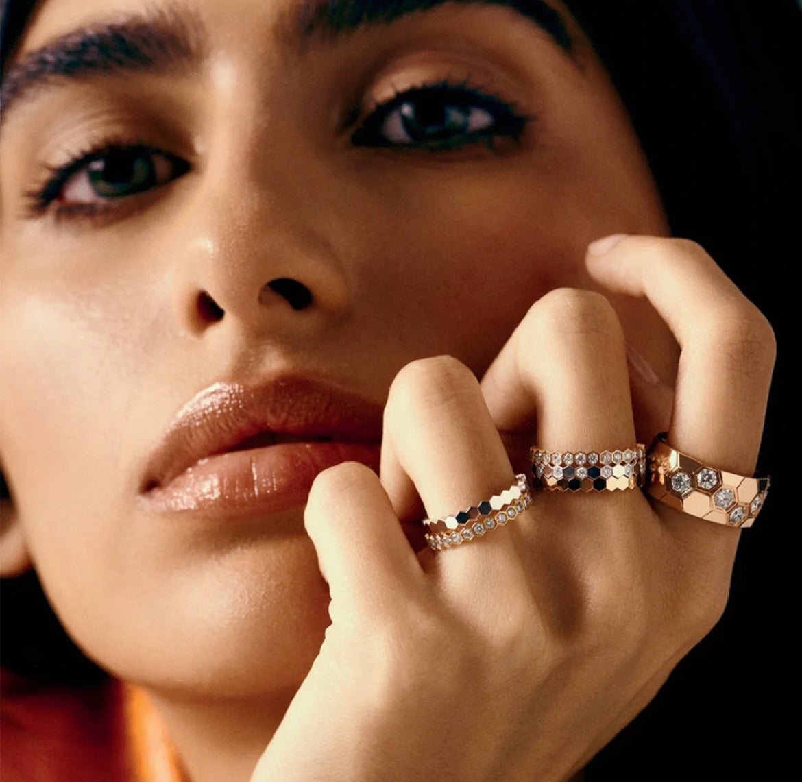 [Vicky]BEE LOVE DIAMOND LARGE RING