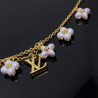 [Vicky]LOGO 6 MOTIF STAR AND SUN GOLD BRACELET