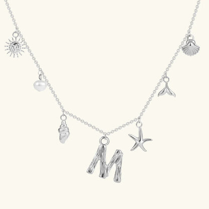 [Royal Vicky]Avaria Ocean Initial Necklace