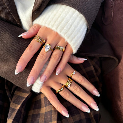 [Royal Vicky]Dara Diamond Ring Stack