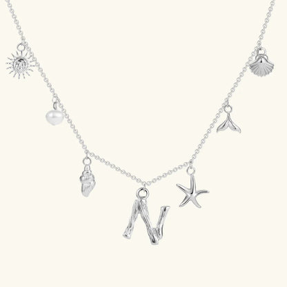[Royal Vicky]Avaria Ocean Initial Necklace