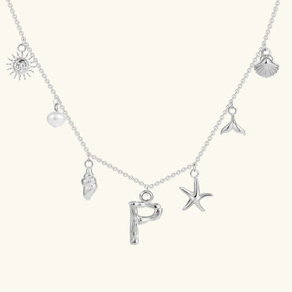 [Royal Vicky]Avaria Ocean Initial Necklace