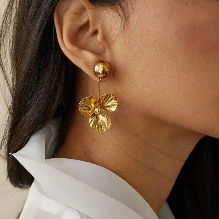 [Royal Vicky]Andrea Gold Earrings