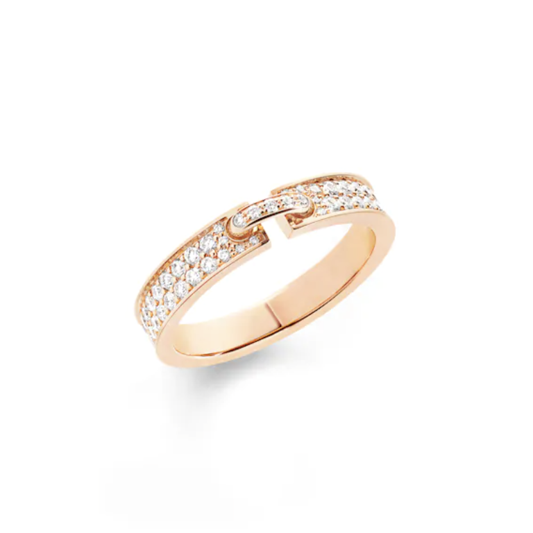 [Vicky]ALLIANCE LIENS VIDENCE PAVED DIAMOND 4MM RING