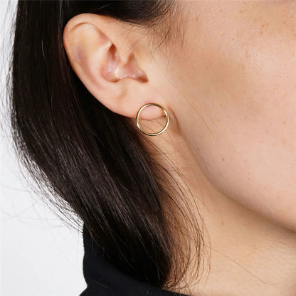 [Royal Vicky]Aureole Gold Earrings