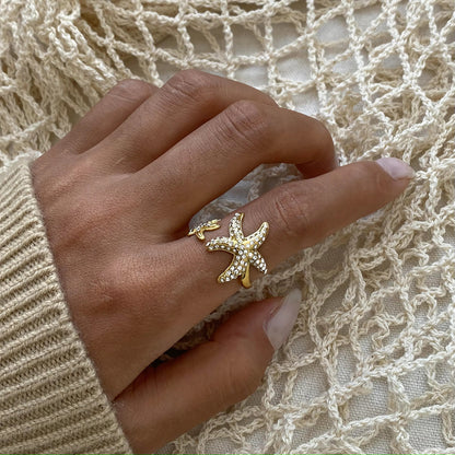 [Royal Vicky]Marina Starfish Diamond Ring