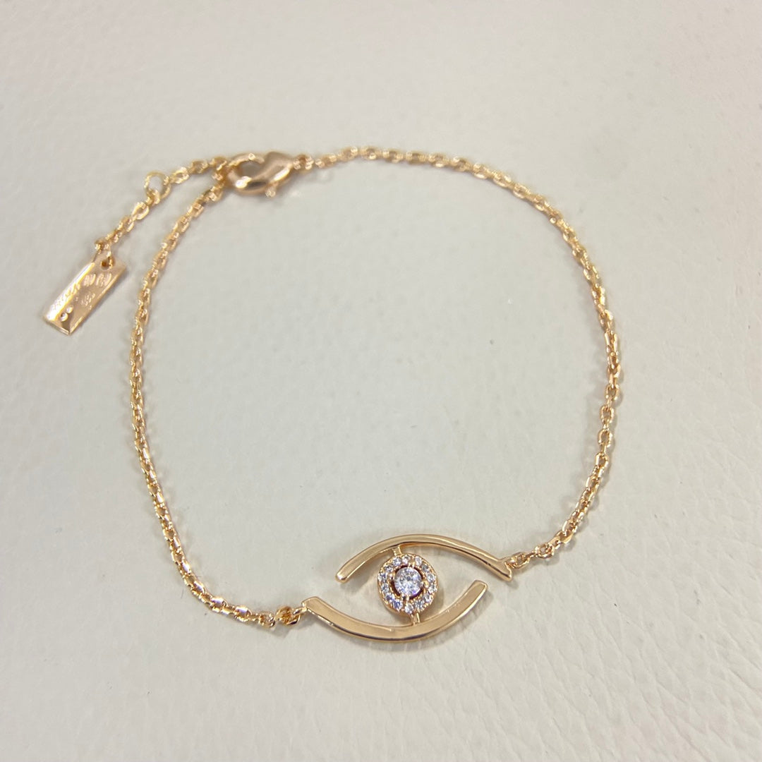 [Vicky]Lucky Eye Pave-Set Diamond Bracelet