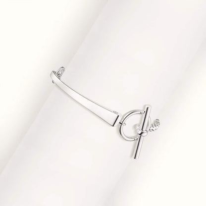 [Vicky]CLOU DE FORGE BRACELET WITH SQUARE CONE STUDS
