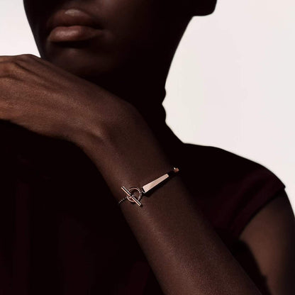 [Vicky]CLOU DE FORGE BRACELET WITH SQUARE CONE STUDS