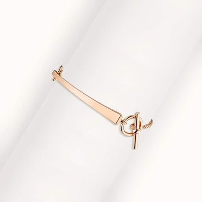 [Vicky]CLOU DE FORGE BRACELET WITH SQUARE CONE STUDS