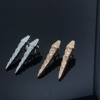 [Vicky]NEW！STARRY SNAKE CLIP-ON EARRINGS
