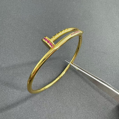 [Vicky Jewelry]JUSTE BRACELET 2.5MM DIAMONDS NEW