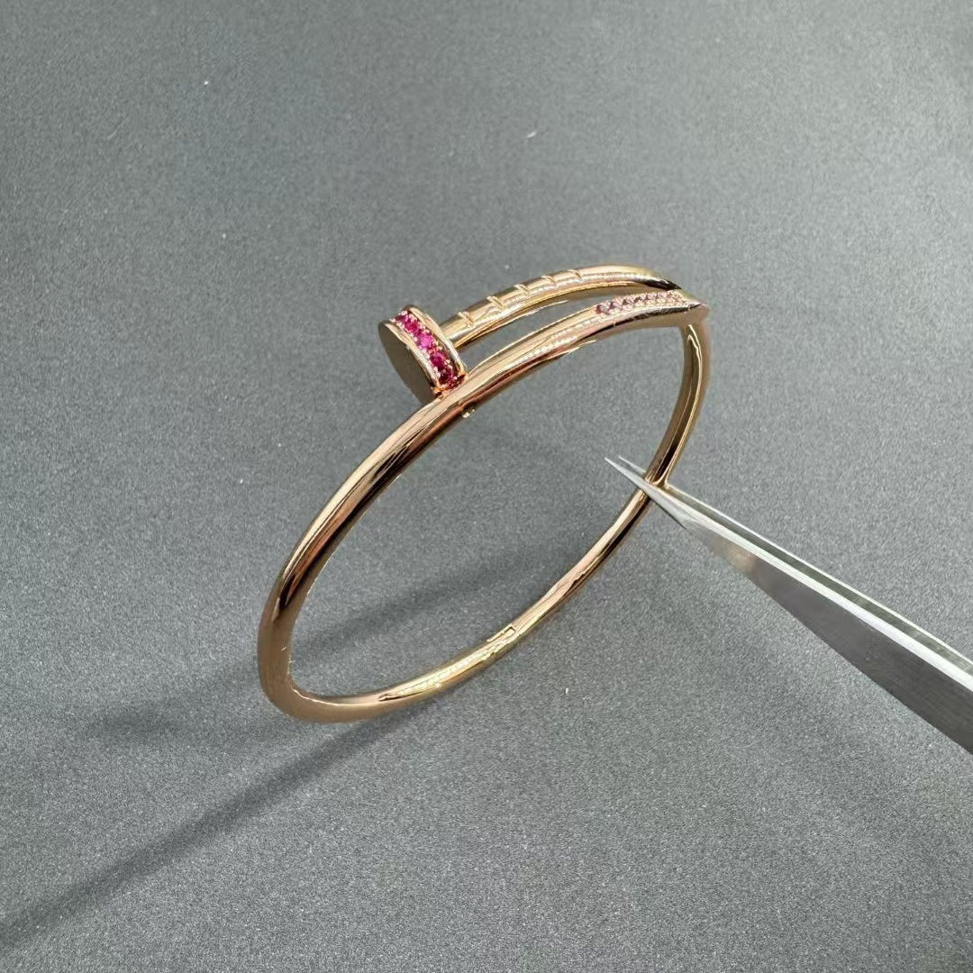 [Vicky Jewelry]JUSTE BRACELET 2.5MM DIAMONDS NEW