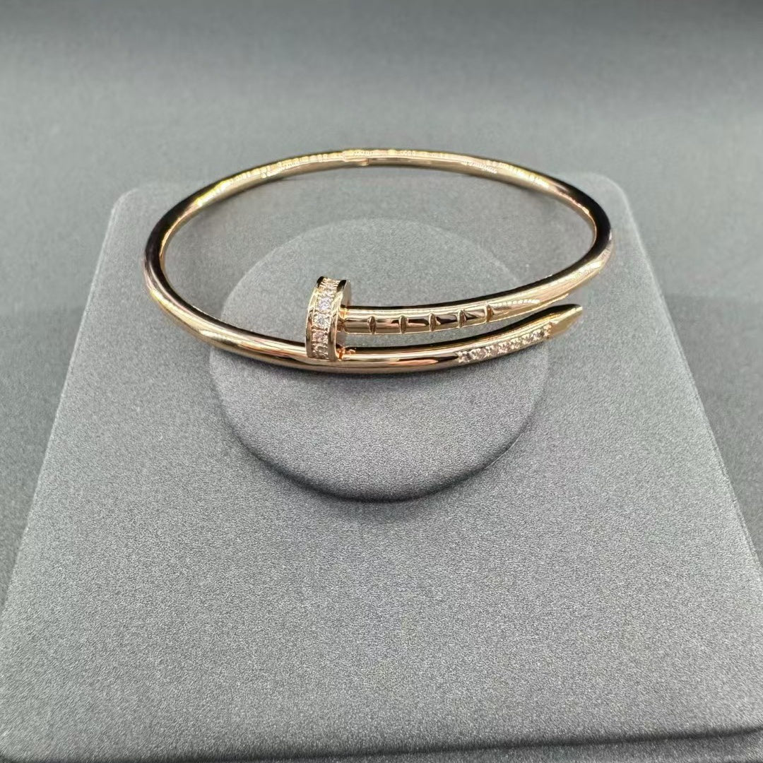 [Vicky Jewelry]JUSTE BRACELET 2.5MM DIAMONDS NEW