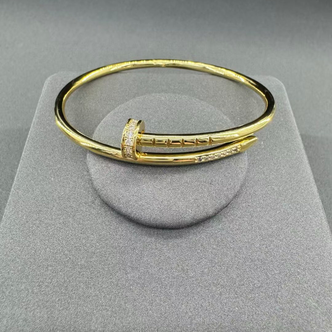 [Vicky Jewelry]JUSTE BRACELET 2.5MM DIAMONDS NEW