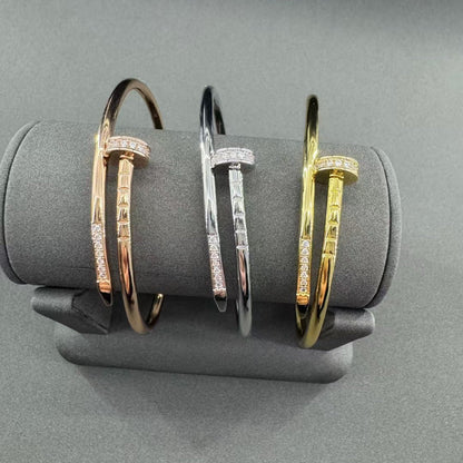 [Vicky]JUSTE BRACELET 2.5MM DIAMONDS NEW
