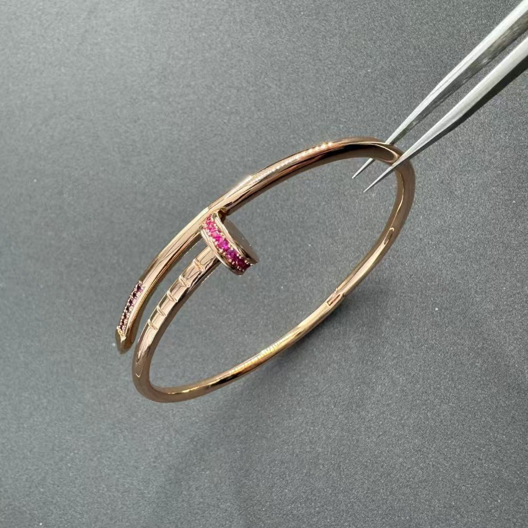 [Vicky Jewelry]JUSTE BRACELET 2.5MM DIAMONDS NEW
