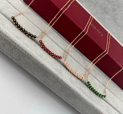 [Vicky]CLASH COLLECTION AGATE CHALCEDONY STUD NECKLACE