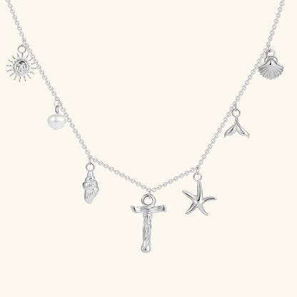 [Royal Vicky]Avaria Ocean Initial Necklace