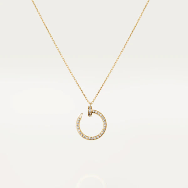 [Vicky]JUSTE NECKLACE GOLD DIAMONDS