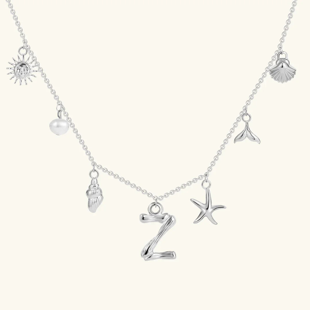 [Royal Vicky]Avaria Ocean Initial Necklace