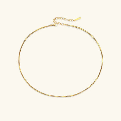 [Royal Vicky]Danica Box Chain Gold Necklace