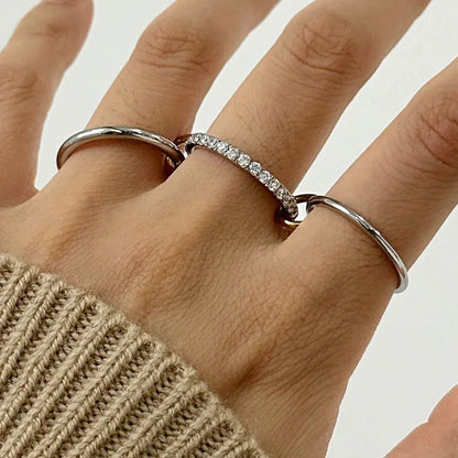 [Royal Vicky]Evadne Diamond Ring Stack