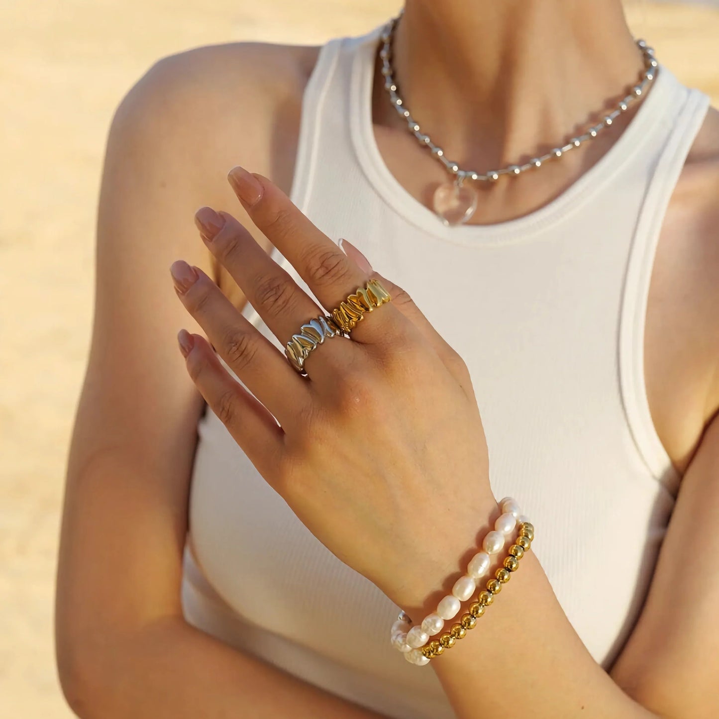 [Royal Vicky]Elena Gold Ring