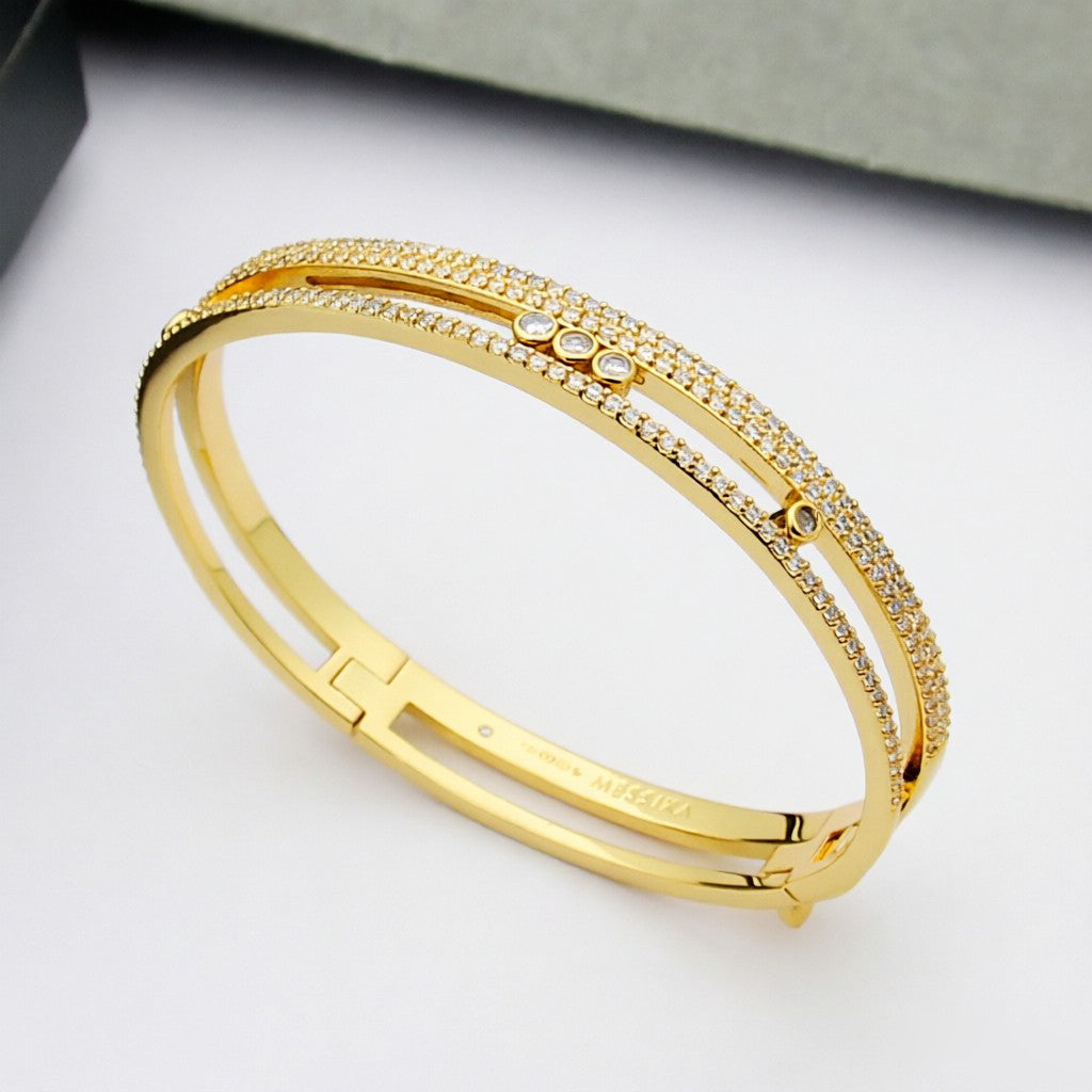 [Vicky]Move Romane pavé bangle