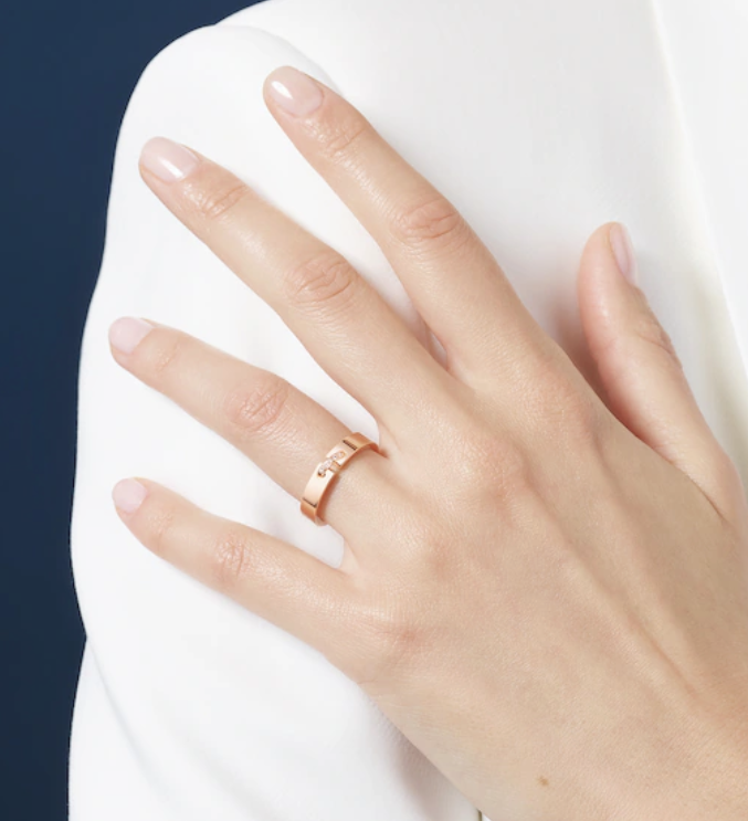 [Vicky]ALLIANCE LIENS VIDENCE DIAMOND 4MM RING